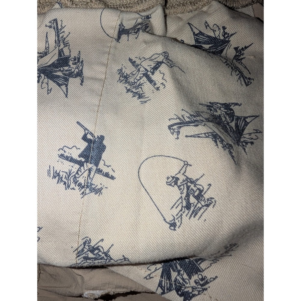 L.L.Bean size XL men's cotton blend cargo pants - Picture 3 of 8